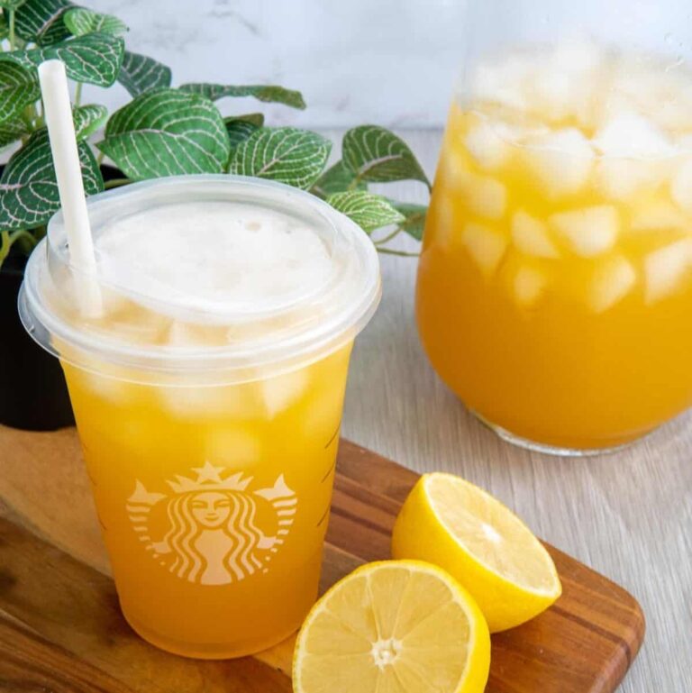 Starbucks Peach Green Tea Lemonade Recipe (Copycat) Salt & Spoon
