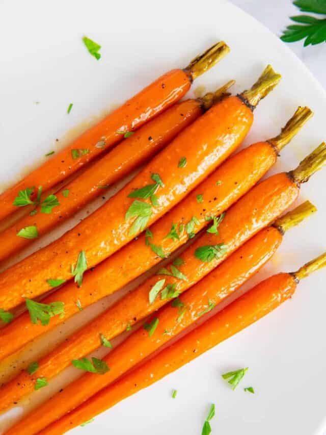 Delicious Maple Glazed Carrots With Brown Sugar Story