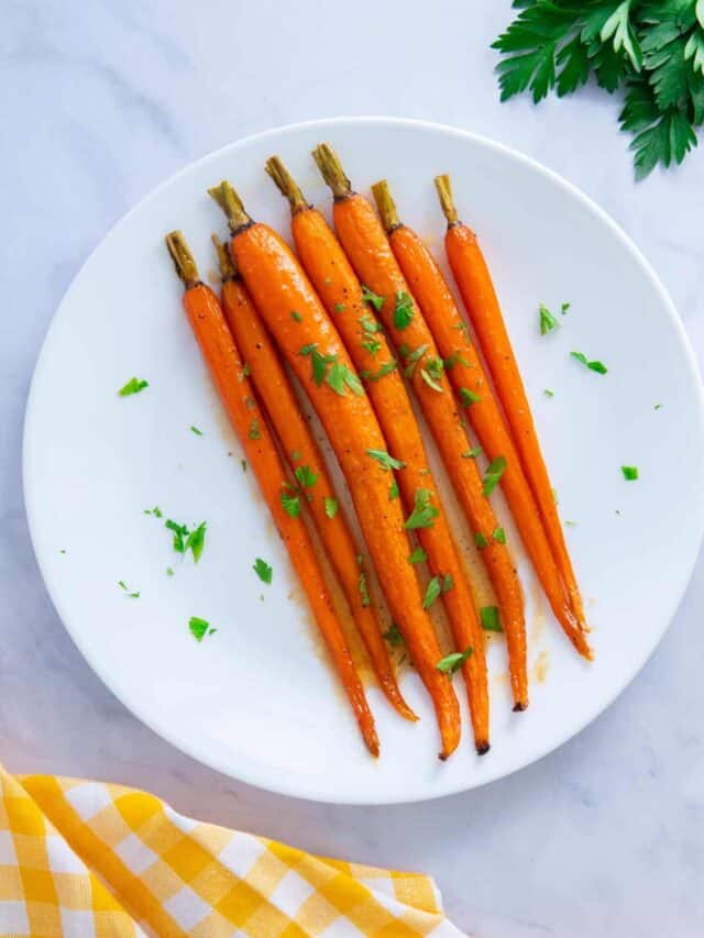 Maple Glazed Carrots With Brown Sugar Story
