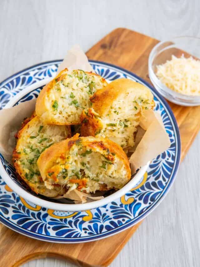 Easy Parmesan Stuffed Garlic Bread Recipe Story