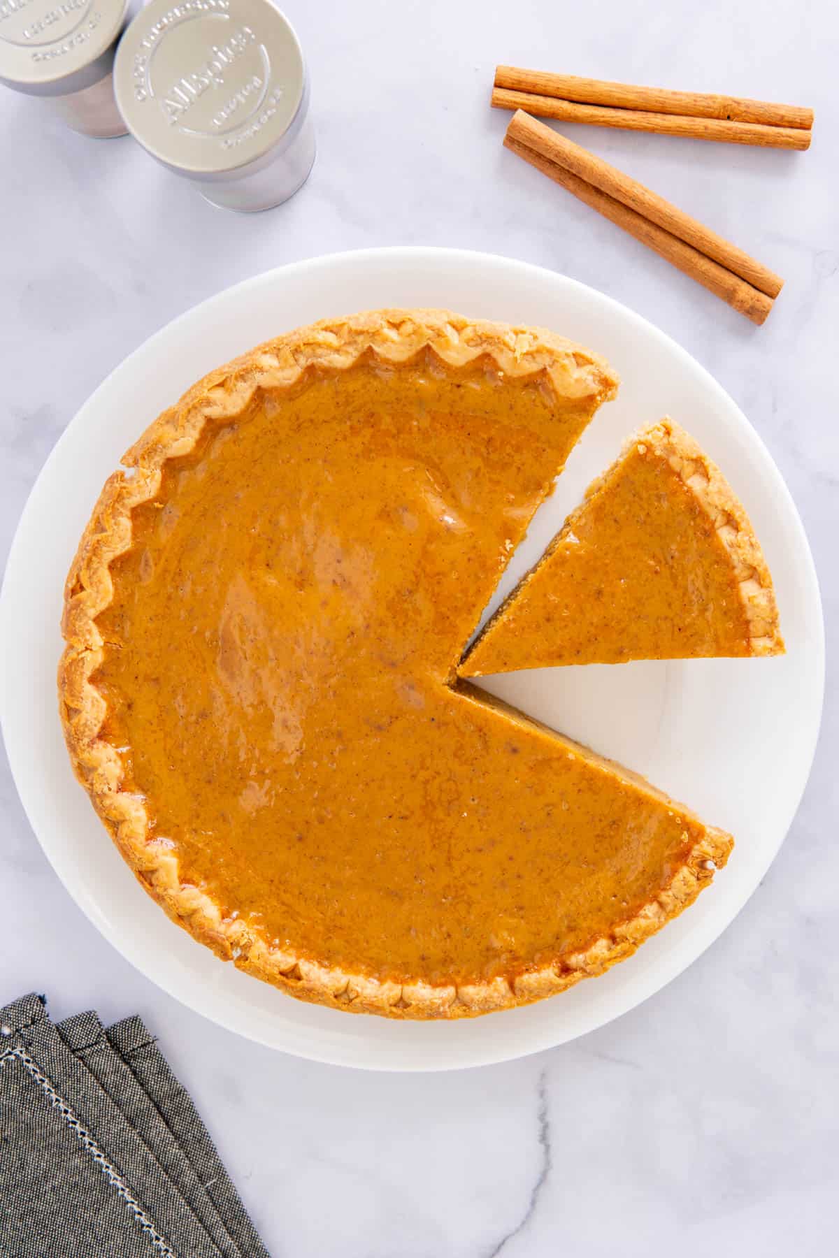 Easy Pumpkin Pie Recipe Without Evaporated Milk - Salt & Spoon