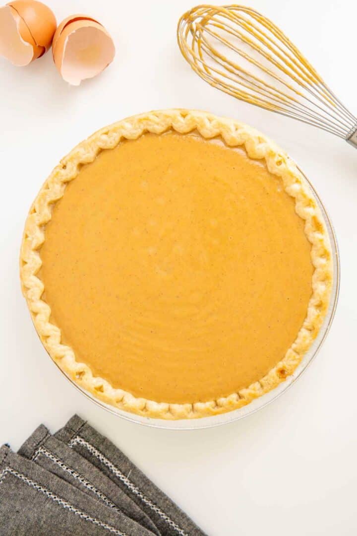 Easy Pumpkin Pie Recipe Without Evaporated Milk Salt And Spoon 