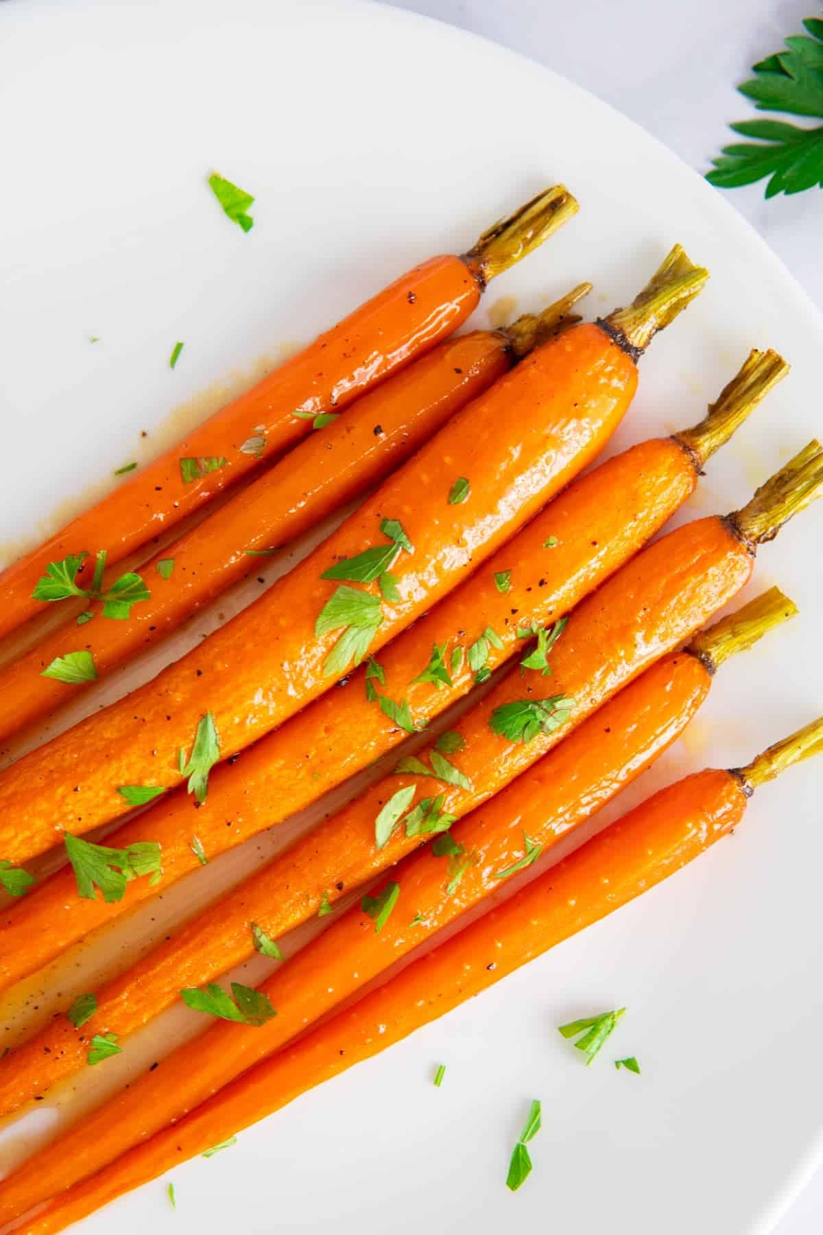 Maple Glazed Carrots With Brown Sugar - Salt & Spoon