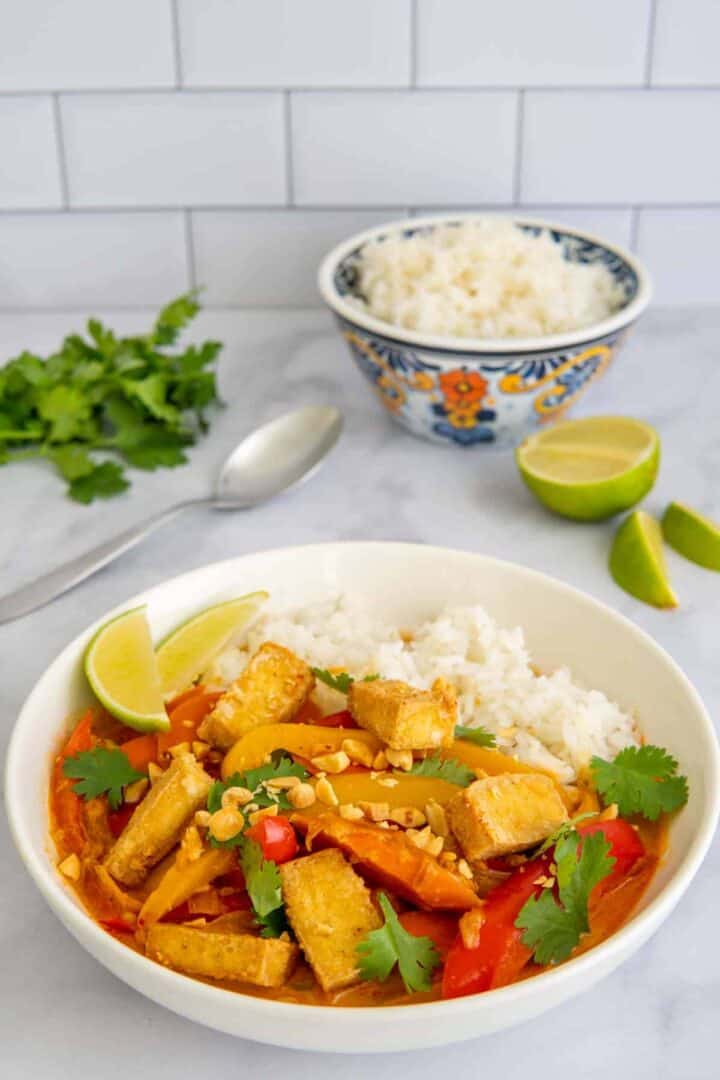 Vegan Thai Red Curry With Tofu - Salt & Spoon