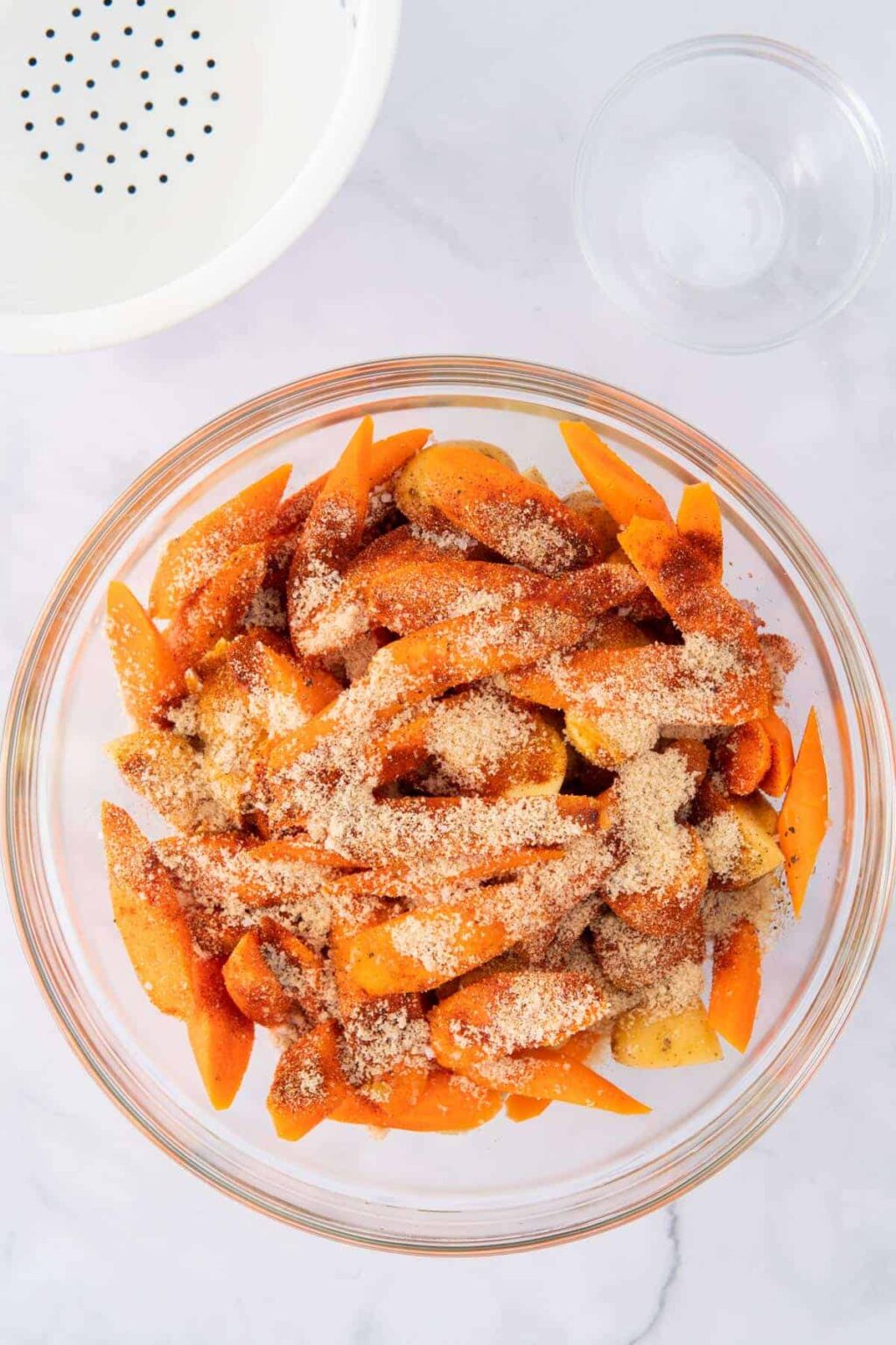 Air Fryer Potatoes And Carrots - Salt & Spoon