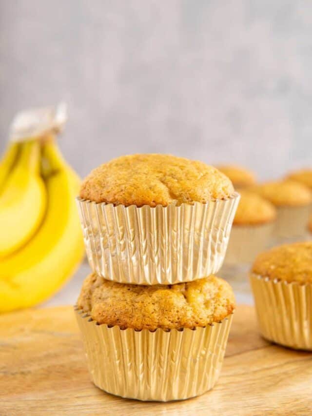 4 Ingredient Banana Muffins Story