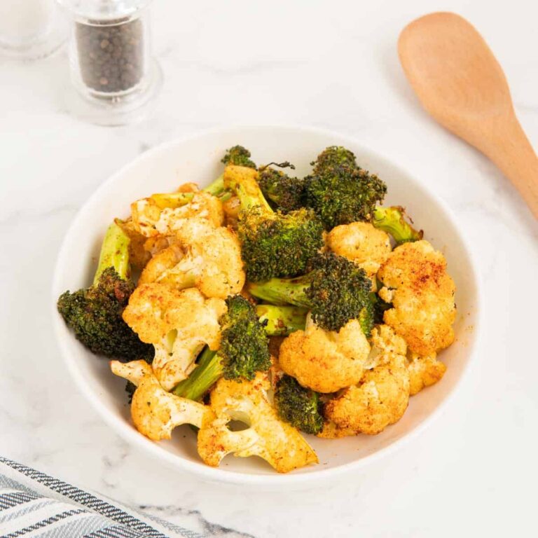 Air Fryer Broccoli And Cauliflower Salt & Spoon