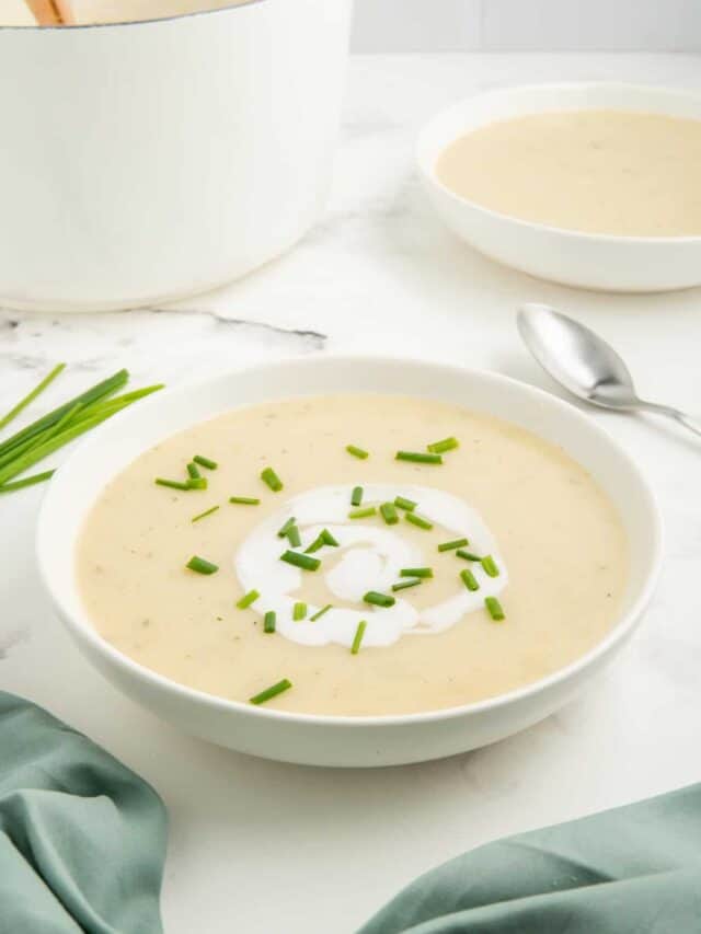 Flavorful Potato And Leek Soup Story