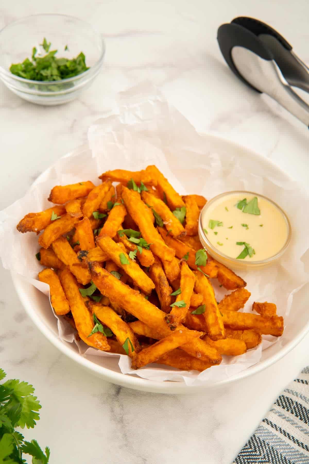Frozen Sweet Potato Fries In Air Fryer Salt & Spoon