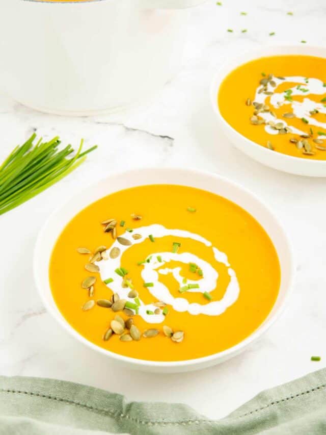 Roasted Pumpkin Soup Without Cream Story