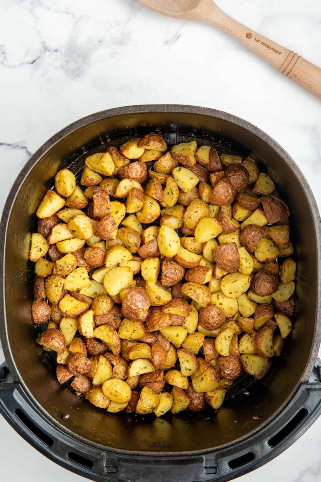 Air Fryer Diced Potatoes - Salt & Spoon