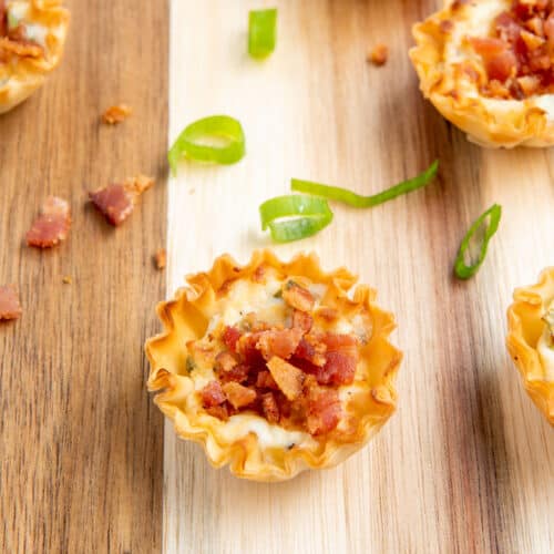 Bacon Phyllo Cups Recipe