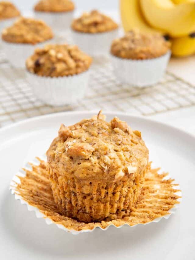 Carrot Banana Muffins With Oats Story