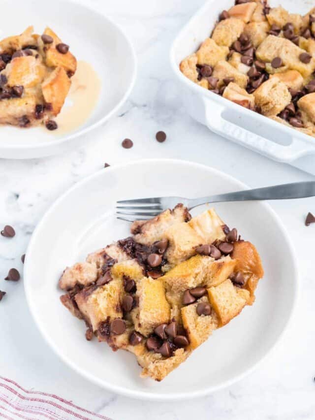 Chocolate Chip Bread Pudding Story