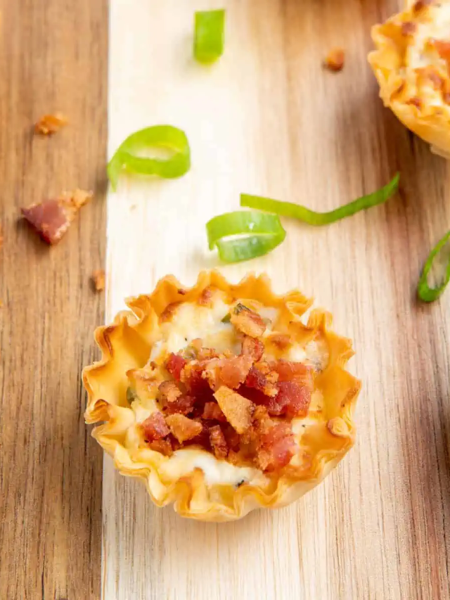 Bacon And Cheese Phyllo Cups Story