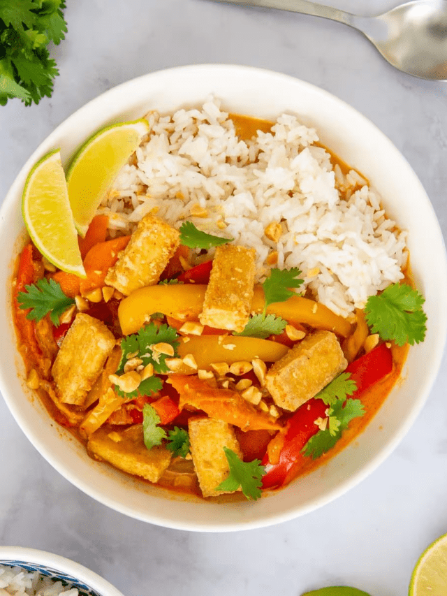 Vegan Thai Red Curry With Tofu Story