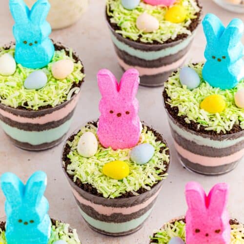 Peeps Dirt Cups - Fake Ginger