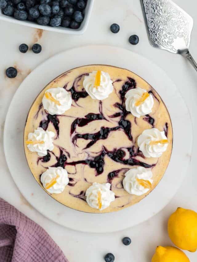 Lemon Blueberry Cheesecake Story
