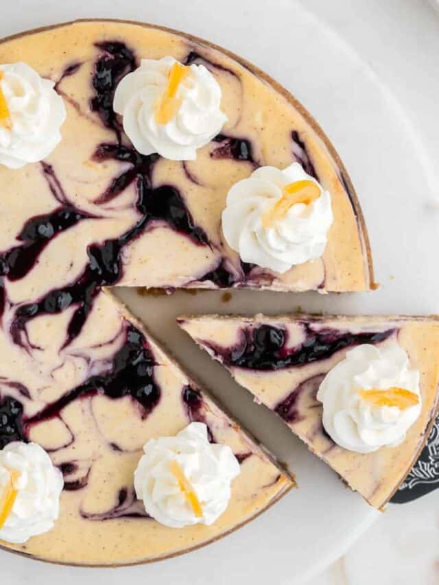 Flavorful Lemon Blueberry Cheesecake Story