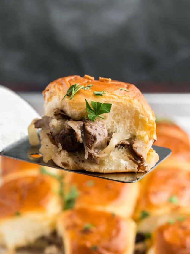 Best Philly Cheesesteak Sliders Story